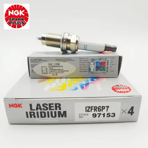 4Pcs Original NGK IZFR6P7 97153 Laser Iridium Spark Plugs For VW Beetle( Cabrio ) Skoda Roomster Yet
