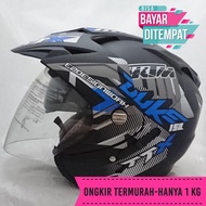 10.10 HELM MOTOR SNI - Helm 2 kaca double visor BXP DUKE Kualitas Setara Helm KYT Pria Dewasa GM WTO