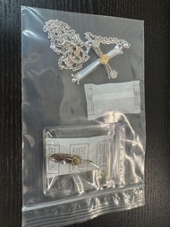 Taro washimi 鷲見太郎 雙玫瑰點金十字架 + K18金鷹細套鏈 完組全套 100%正品 /全新/基本沒花痕/收藏保值用/有齊完整單據/沒有盒/急放售