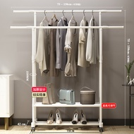 Balcony clothes hanger floor-to-ceiling folding indoor single-rod drying rack bedroom hanger househo