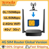 Tenda | Tenda Router 4G SIM 4G03 Pro - Mobile WiFi Router 3G/4G Wireless Band 2.4 GHz LTE Cat4 Fast 