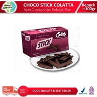 CHOCO STICK COLATTA -+100gr Bake Stable / Baked Chocolate Sticks (14 sticks)