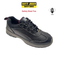SAFETY JOGGER Women's Sirim Low Cut Steel Toe Lace Up Safety Boots S96-9916-Black