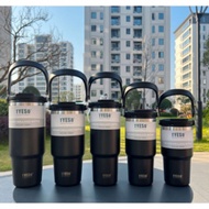 TGWH (ของแท้TYESO)อัฟเดตล่าสุด 40oz/35oz/30oz/25oz/20oz แก้ว Tyeso 2023 เก็บอุณหภูมิ ฝา 2 แบบ มีหูหิ