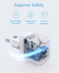 ANKER POWERPORT III NANO MFI 20W WALL CHARGER VERSION HIGH VOLTAGE