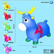 Animal Jumping Animal Toy Pegasus Deer Dino Rubber Material Sound