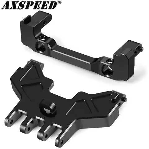AXSPEED Aluminum Alloy Front Bracket Rear Car Body Shell Fixed Mounting Set for Axial SCX24 GX 470 1
