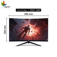 Màn hình cong Spin Màn hình LED 24&27 inch Full HD Màn hình máy tính chơi game 100hz
