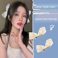 New Product Korean Version Ins Bow Hairpin Fashion Girl Side Bangs Clip Hair Accessories