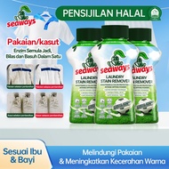 2 in 1 Laundry Stain Remover Strong Decontamination  Laundry Detergent Powder Bleach Powder 340g