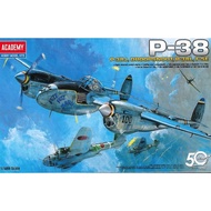 ACADEMY P-38 P-38J, Droopsnoot, P-38L, F-5E Academy | No. 12282 | 1:48