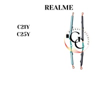 TOMBOL Original Realme C21Y C25Y On Off Volume External Button (Rubber Pernik Power Button)