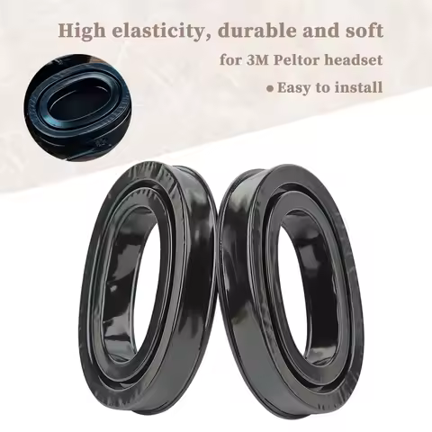 Gel Ear Pads for 3M PELTOR Earmuffs, Personal Protective Equipment ,Comfort Replacement Ear Muffs Cu