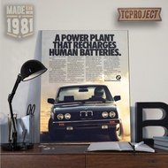 bmw 5 E28 Vintage Poster Wall Decoration Display