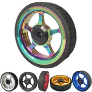 1pcs High-Grade Aluminum Alloy Easy Wheel With Bolts For Brompton Folding Bike