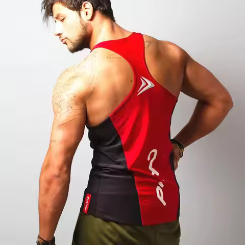 Gym Fitness Vest Animla Singlet Canotte Bodybuilding Stringer Tank Men Women Running T Shirt Muscle 