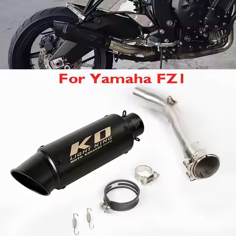 FZ1 Motorcycle Exhaust System Escape Muffler Pipe Silencer Connector Section Pipe for Yamaha FZ1
