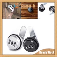 3-digit Combination Lock Keyless 7/8 "For Wardrobe Drawer