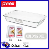 Pyrex Oblong Dish Heat Resistant Glass Container