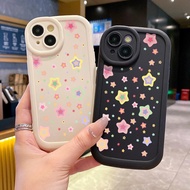 Casing For Vivo V25 5G V25e V40 LITE V40 LITE 5G T1x 4G Case Silicone Shockproof Star Flower Mikeyca