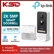 TP-LINK Tapo D230S1 Tapo Smart Battery Video Doorbell two way audio head-to-toe view