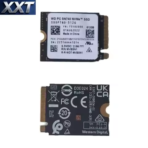 XXT SN740 NVMe PCIe Gen 4x4 SSD M.2 2230 2TB 1TB 512GB Internal Solid State Hard Drive For PC & Lapt
