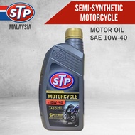 STP Motorcycle Oil Semi-Synthetic 4T 10W-40 946ML Engine Oil MINYAK HITAM ENJIN MOTOR