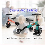 Sepeda Keseimbangan Anak 1-5 Tahun Balance Bike Kickbike Dorong Roda 3