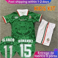 1998 Mexico Home Children's High-Quality Football Jersey 11 BLANCO Football Jersey