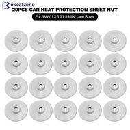 OKCATZONE 20Pcs Car Heat Protection Sheet Nut Transmission Trunk Bottom Plate Nut For BMW 1 3 5 6 7 