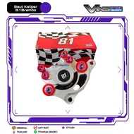 Brembo Titanium GR5 81 Caliper Bolts