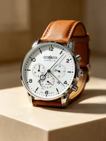 Zeppelin's new classic men's watch couple watch leather business sports leisure fashion watch three 