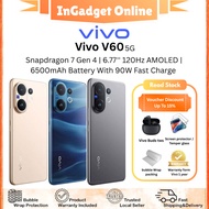 Vivo V60 5G | Snapdragon 7 Gen 4 | 6500mAh Battery | 90W Flash Charge | 6.77'' Display | Original
