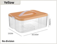 กล่องเก็บบล็อกตัวต่อวางซ้อนได้ของเล่นกล่องจัดเก็บภาชนะใส่ของกระจุกกระจิกกล่องเครื่องสำอาง