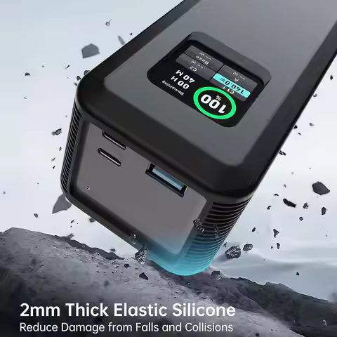 For Anker Prime Mobile Power 27,650mAh 250W Silicone Housing With 1/4 Inch Nut Holes For Anker Prime