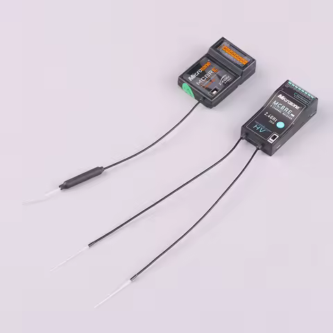 Microzone Series Remote Control Receiver MC E6R-E with Self Stabilizing MC8REv2 Mini SBUS Receiver M