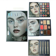 Eye Shadow Book Eye Shadow Set Box with Four Sla Lip Gloss One Multi-Purpose