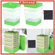 [Chiwanji] Seed Kits Multipurpose Microgreens Growing Tray Mini Plant Grow Tray for Grass Beans Broccoli Alfalfa Seeds Wheat