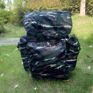 Tiger Stripe Backpack Men's Travel Gear Double Shoulder Bag Steel Frame Bag Backpack Large Capacity7