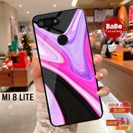 Case MI 8 LITE Abstrak MI 8 LITE Casing Terbaru Hardcase Softcase Glossy
