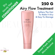 Shiseido Professional Sublimic Airy Flow Treatment 250g - Lightweight Gentle Conditioner • Natural &amp; Easy to Manage Hair • Soft &amp; Airy Movement