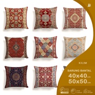 Turkish KILIM Abstract PRINT SOFA Cushion Cover 40X40 And 50X50 CM