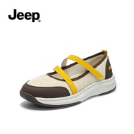 Jeep รองเท้ากลางแจ้งสำหรับผู้หญิงรองเท้าตาข่ายระบายอากาศรองเท้ากีฬาและพักผ่อนปากตื้น