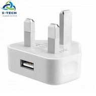 ⚡NEW⚡UK Mains Wall 3 Pin Plug Adaptor Charger Power With USB Ports For Phones Tablets For Samsung For IPhone