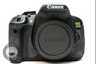 【台南橙市3C】Canon EOS 650D 單機身 二手 單眼相機 公司貨 快門次數約23xx #85782