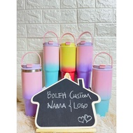 [BOLEH CUSTOM NAMA] DAZZLASER GRADIENT TUMBLER 900ML TAHAN PANAS TAHAN SEJUK