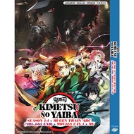 ANIME DVD~KIMETSU NO YAIBA 鬼滅之刃 SEASON 1-4 + MUGEN TRAIN ARC VOL.1-63 END + MOVIES 2 IN 1 + MV