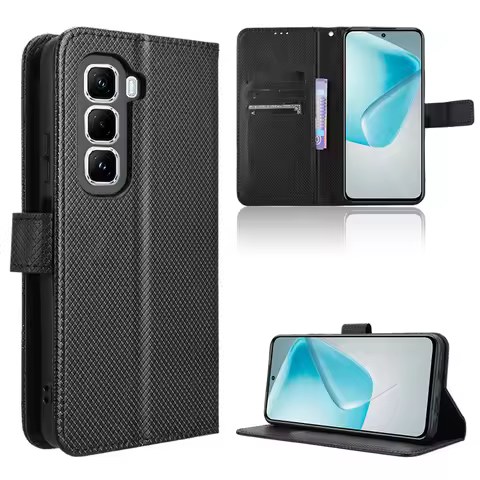 Suitable For Infinix Hot 50 Pro 4G diamond Wallet magnetism Luxury Leather for Infinix Hot 50 Pro 4G