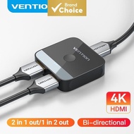 Vention Hdmi Splitter 4K Bi-Direction Hdmi2.0 1 In 2 Out/2 In 1 Out Switcher Converter For Ps45 Tv B