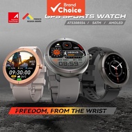 DM76 GPS Smartwatch, 1.32-Inch AMOLED, Supports GLONASS, BDS, Galileo, NAVIC, QZSS, Barometer, Compa